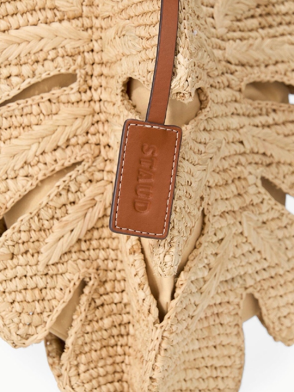 Palm Raffia Natural Bag - Picture 4 of 5